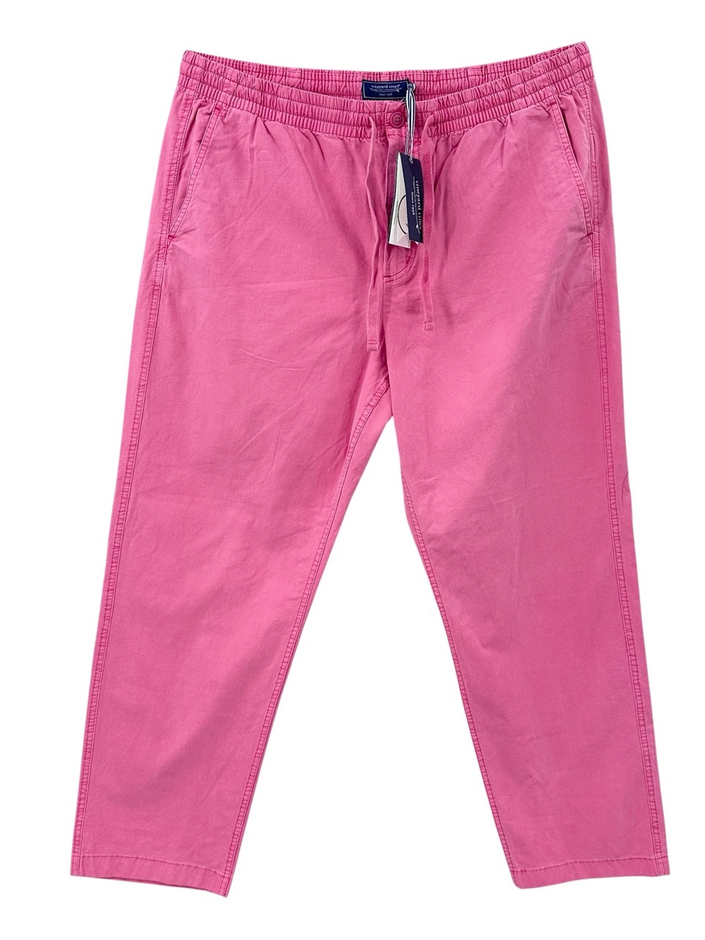 New! VINEYARD VINES Surfside Pull-On Pants w Zipper Pink